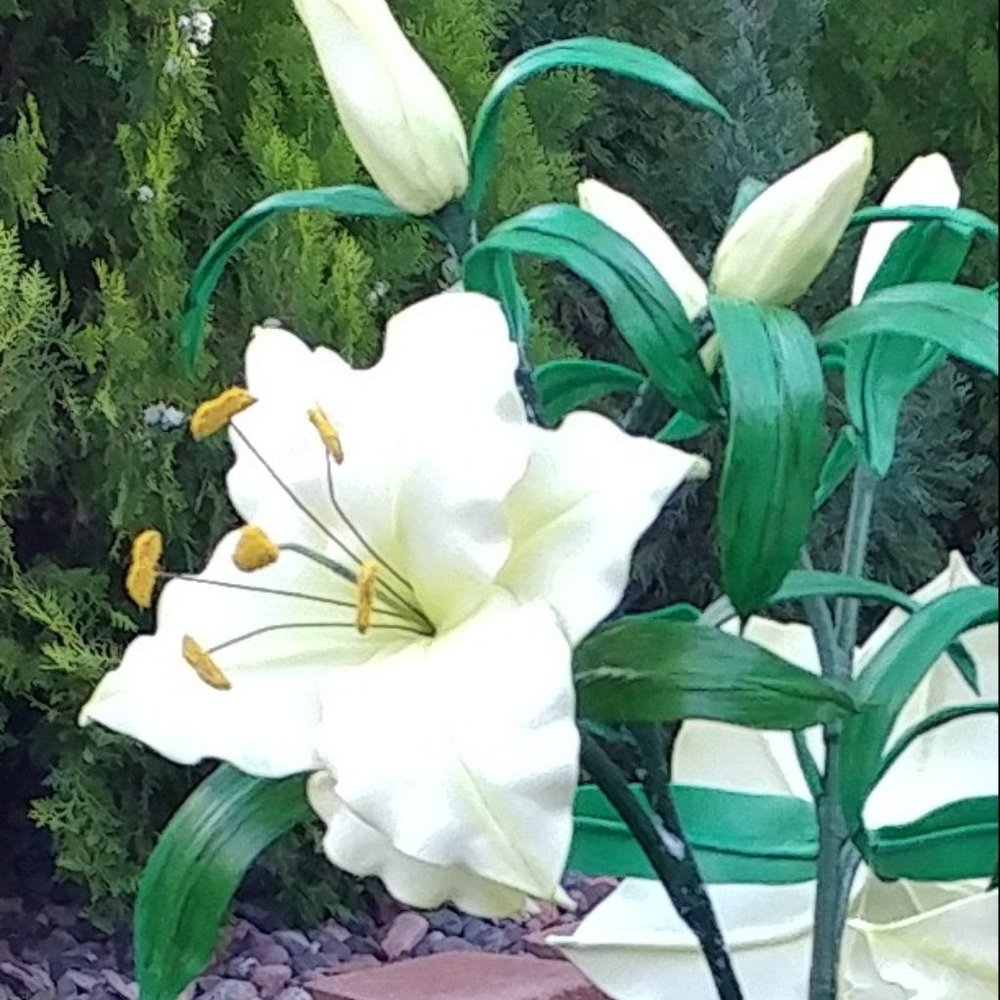 Giant lilies. Material - Isolon(Eva Foam)